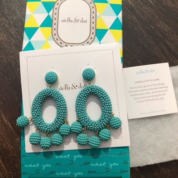 Stella & Dot Jewelry - LIKE NEW Stella & Dot Cece statement earrings